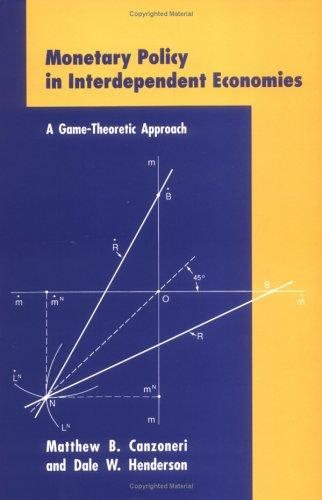 Couverture : Monetary policy in interdependent economies