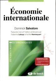 Couverture : Économie internationale