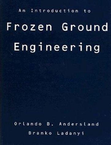 Couverture : An introduction to frozen ground engineering
