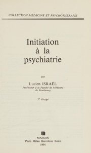 Couverture : Initiation à la psychiatrie