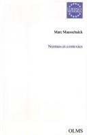 Couverture : Normes et contextes