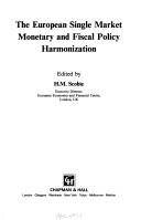 Couverture : European Single Market - Monetary and fiscal policy harmonization
