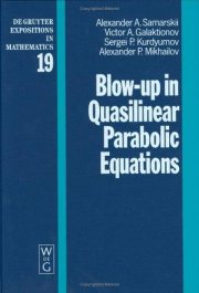 Couverture : Blow-up in quasilinear parabolic equations