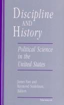 Couverture : Discipline and history