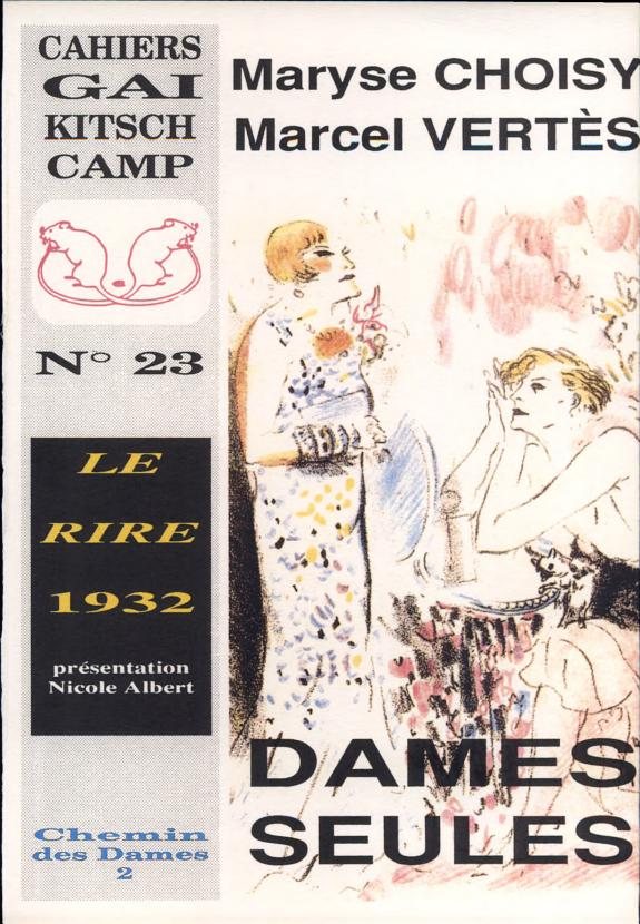 Couverture : Dames seules