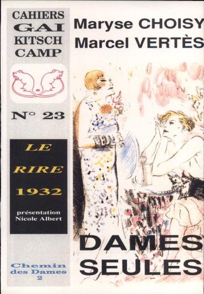 Couverture : Dames seules