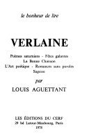 Couverture : Verlaine