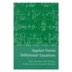 Couverture : Applied partial differential equations