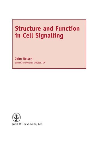 Couverture : Structure and Function in Cell Signalling