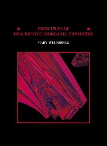 Couverture : Principles Of Descriptive Inorganic Chemistry