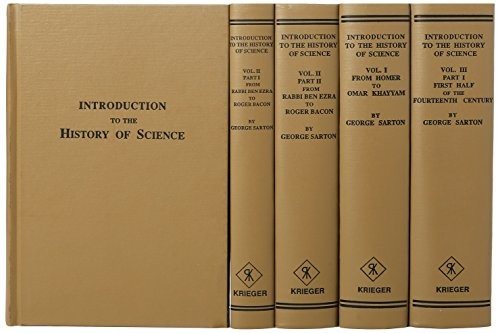 Couverture : Introduction to the history of science