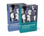 Couverture : The Handbook of the Neuropsychology of Language: Language processing in the brain : clinical populations