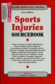 Couverture : Sports Injuries Sourcebook