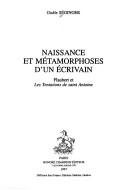 Couverture : Naissance et métamorphoses d'un écrivain