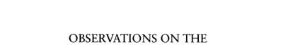 Couverture : Observations on the Nature of Demonstrative Evidence