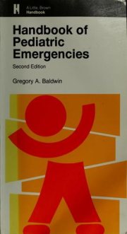Couverture : Handbook of pediatric emergencies