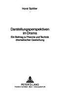 Couverture : Darstellungsperspektiven im Drama