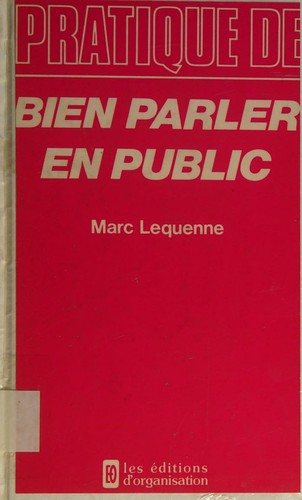 Couverture : Bien parler en public