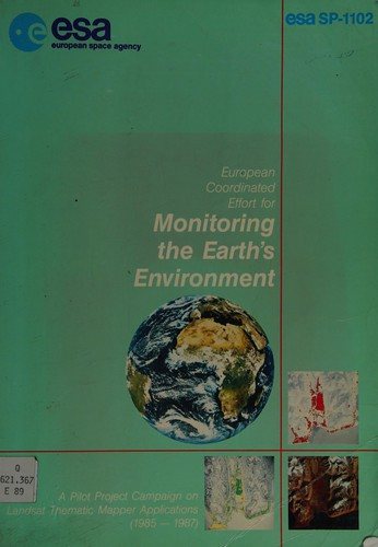 Couverture : European coordinated effort for monitoring the earth's environment