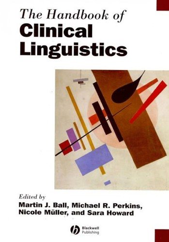 Couverture : The handbook of clinical linguistics