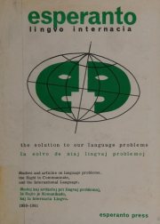 Couverture : Esperanto, the solution to our language problems