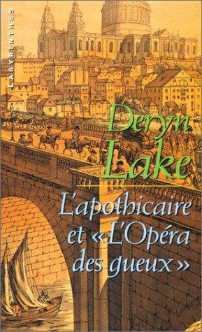 Couverture : L'apothicaire et "L'opéra des gueux"