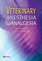 Couverture : Veterinary anesthesia and analgesia
