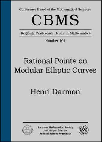 Couverture : Rational Points on Modular Elliptic Curves (Cbms Regional Conference Series in Mathematics)