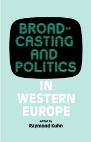 Couverture : Broadcasting and politics in Western Europe