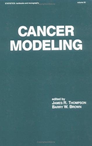 Couverture : Cancer modeling