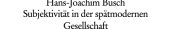 Couverture : Subjektivität in der spätmodernen Gesellschaft