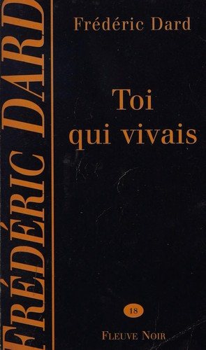 Couverture : Toi qui vivais