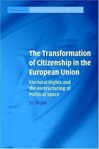 Couverture : The Transformation of Citizenship in the European Union