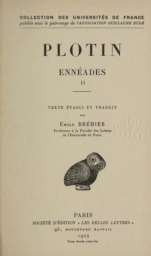 Couverture : Ennéades