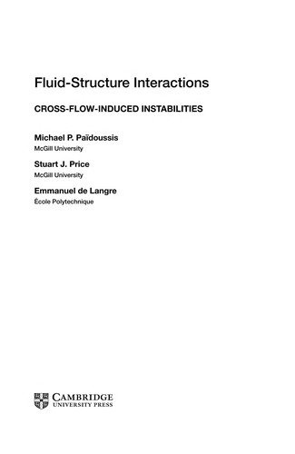 Couverture : Fluid-structure interactions