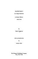 Couverture : Jean-Paul Sartre's Les temps modernes, a literary history, 1945-1952