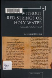 Couverture : Without red strings or holy water