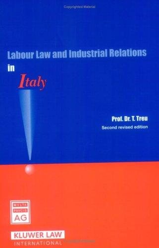 Couverture : Labour Law in Italy