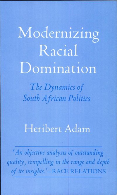 Couverture : Modernizing racial domination