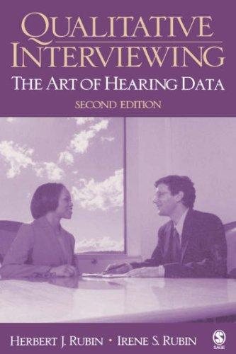 Couverture : Qualitative interviewing