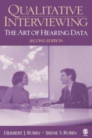 Couverture : Qualitative interviewing