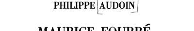 Couverture : Maurice Fourré, rêveur définitif
