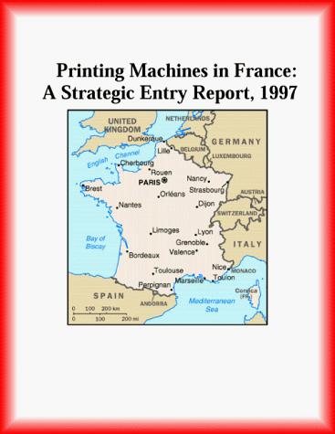 Couverture : Printing Machines in France