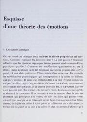 Couverture : Esquisse d'une théorie des émotions.