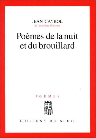 Couverture : Poèmes de la nuit et du brouillard