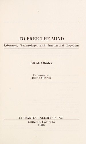 Couverture : To free the mind