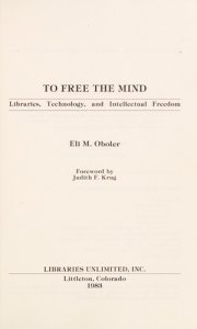 Couverture : To free the mind