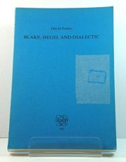 Couverture : Blake, Hegel, and dialectic