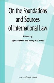 Couverture : On the foundations and sources of international law