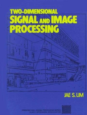 Couverture : Two-dimensional signal and image processing